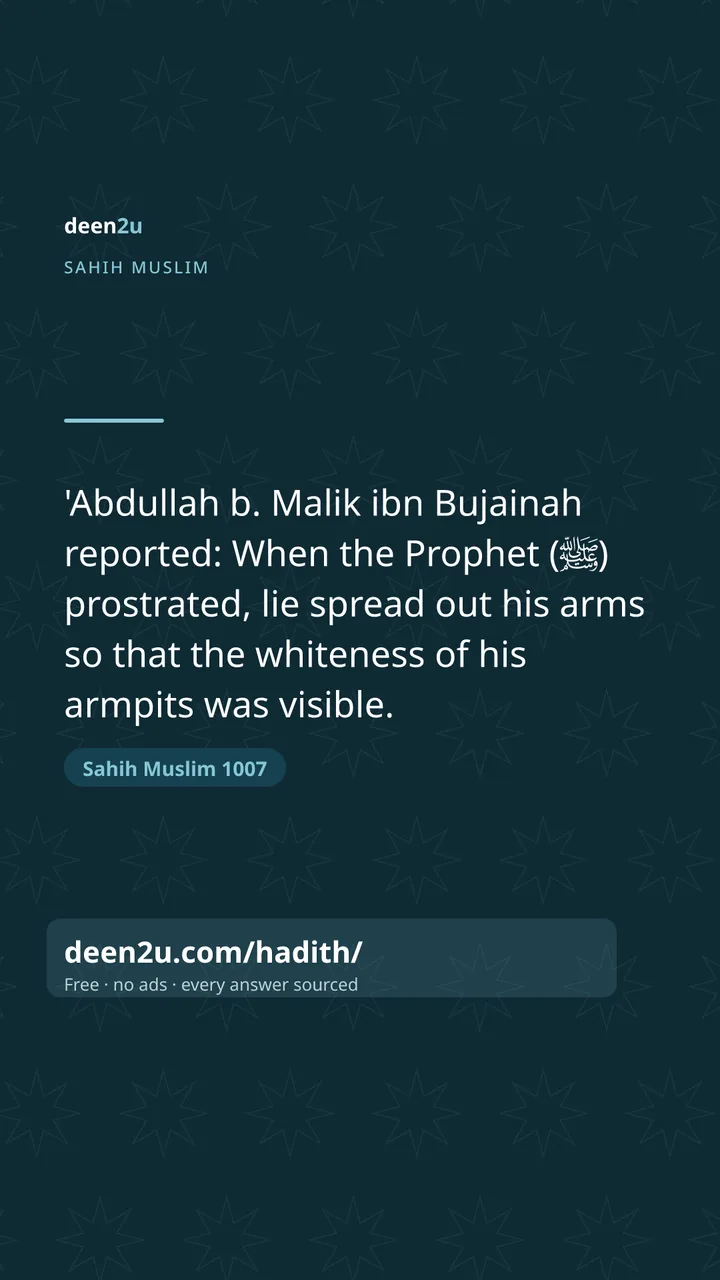 Sahih Muslim 1007
