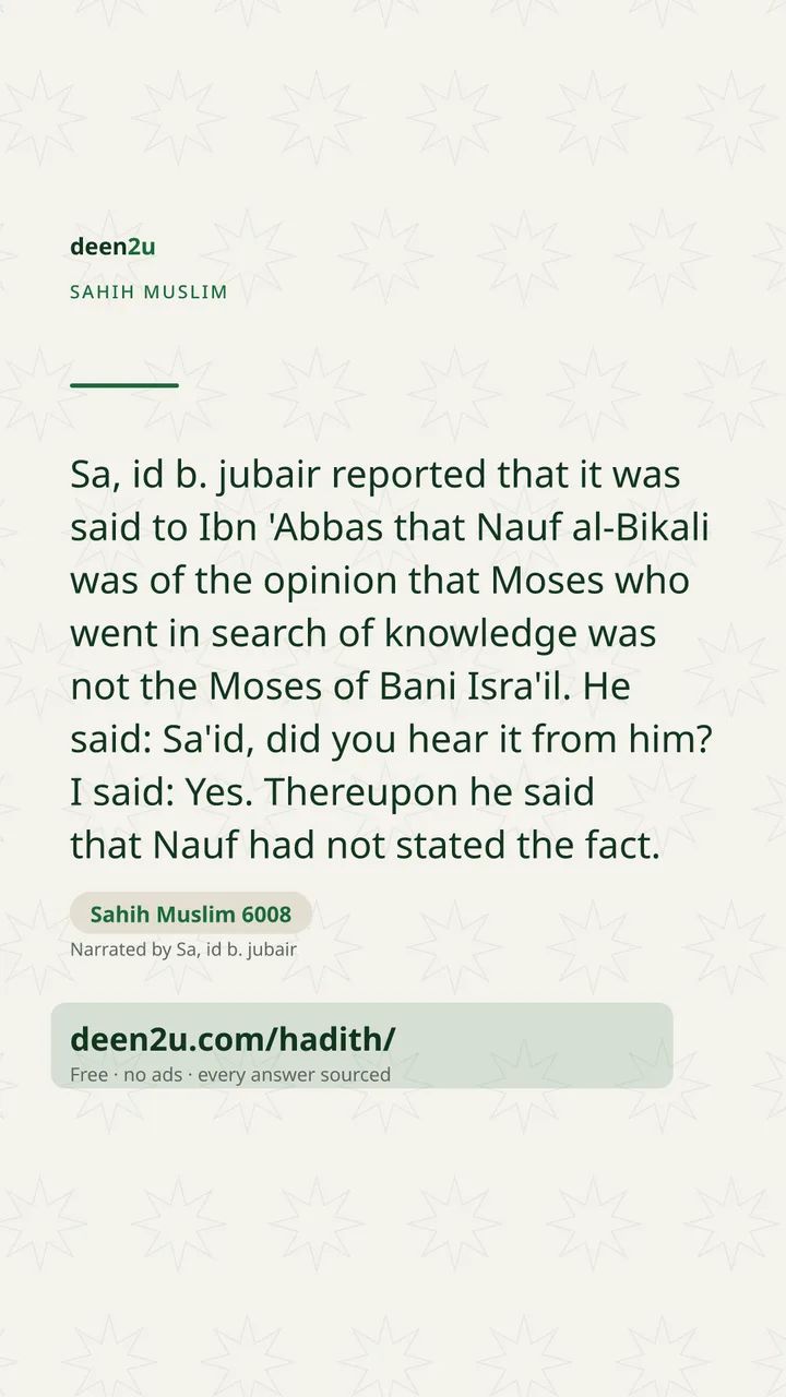 Sahih Muslim 6008