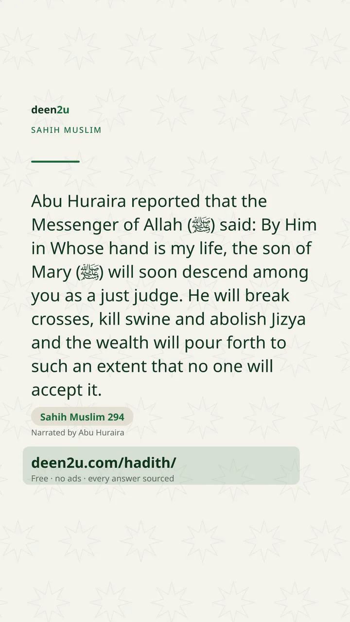 Sahih Muslim 294