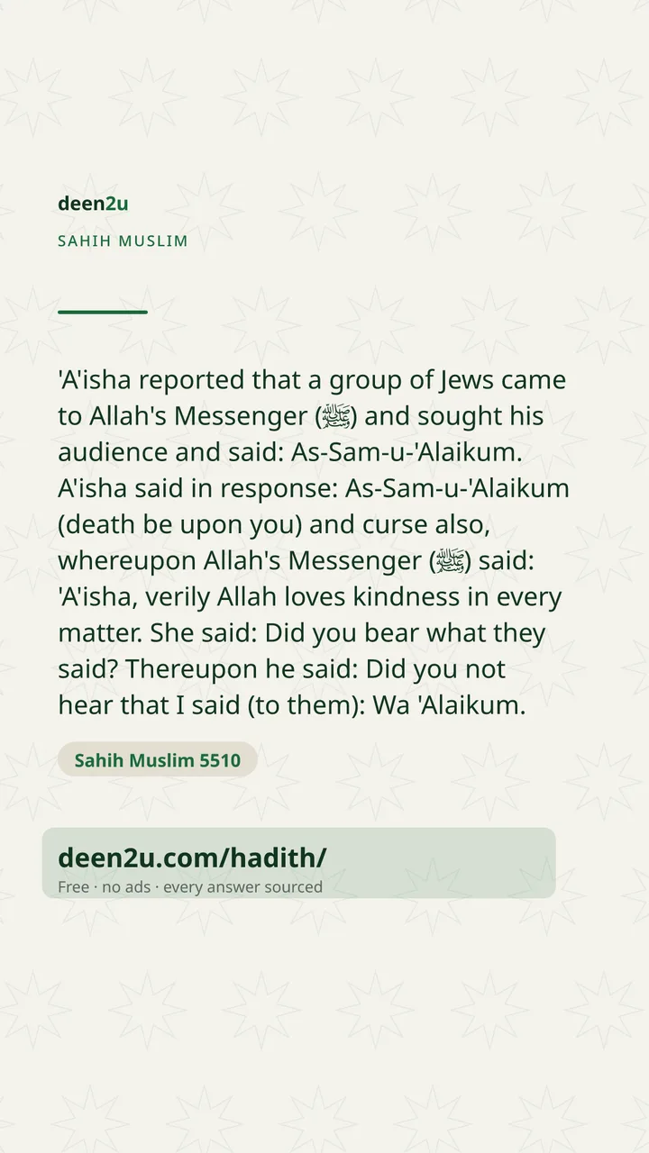 Sahih Muslim 5510