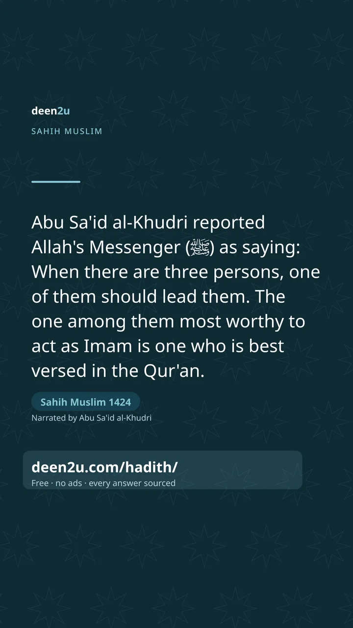 Sahih Muslim 1424
