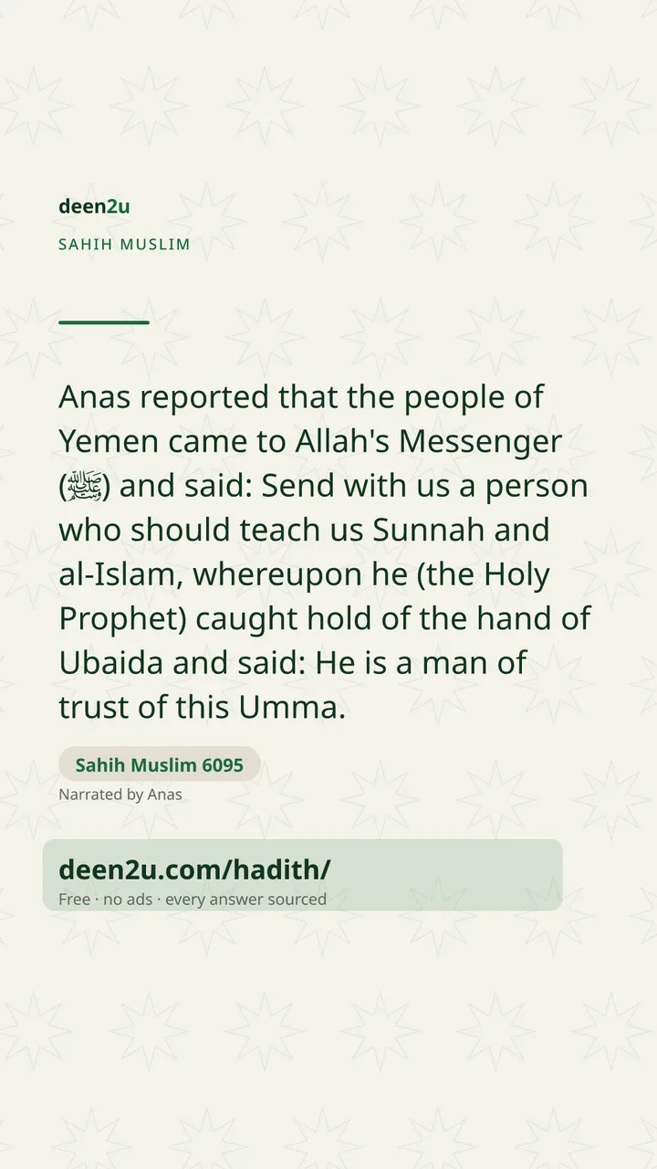 Sahih Muslim 6095