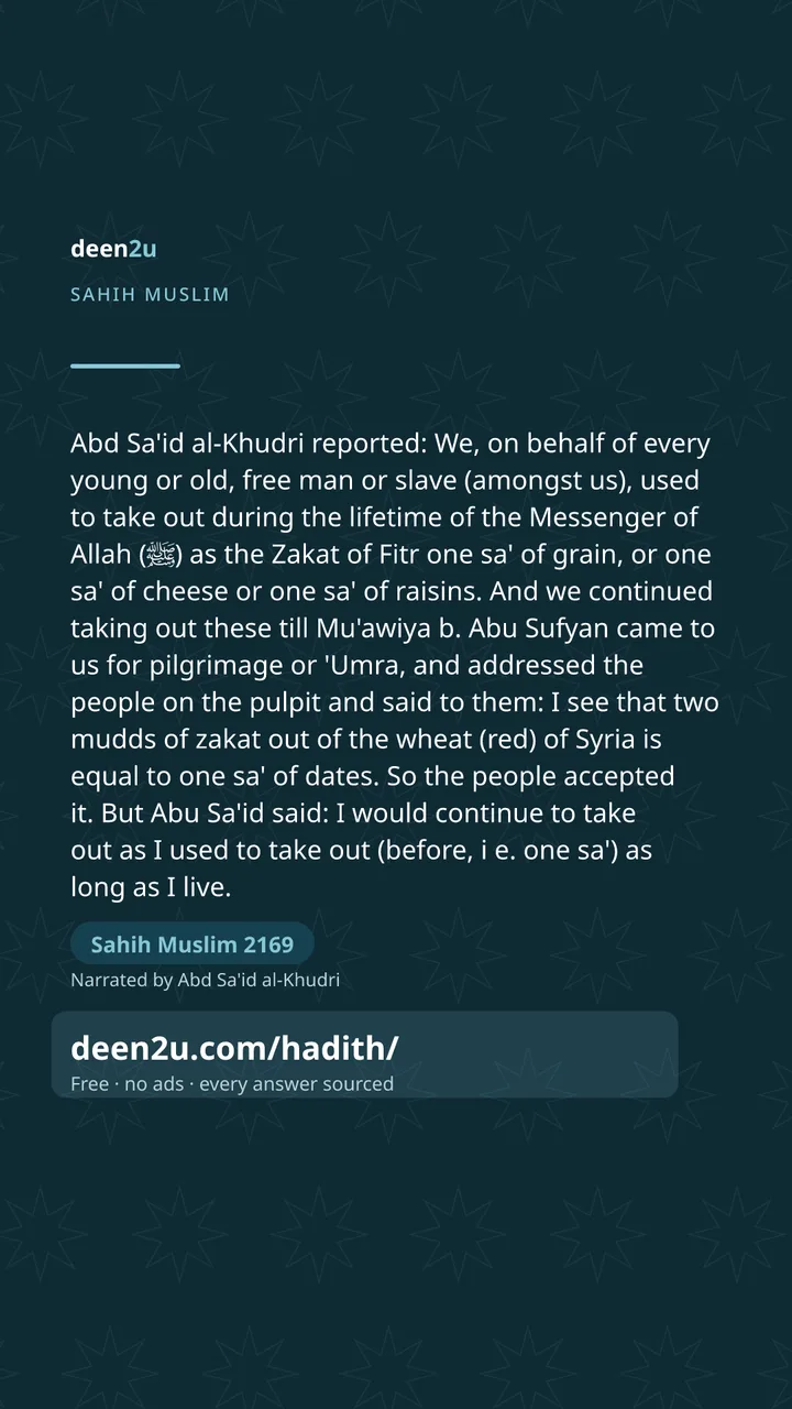Sahih Muslim 2169