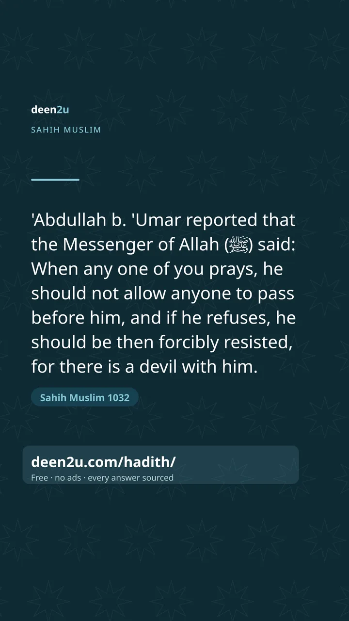 Sahih Muslim 1032