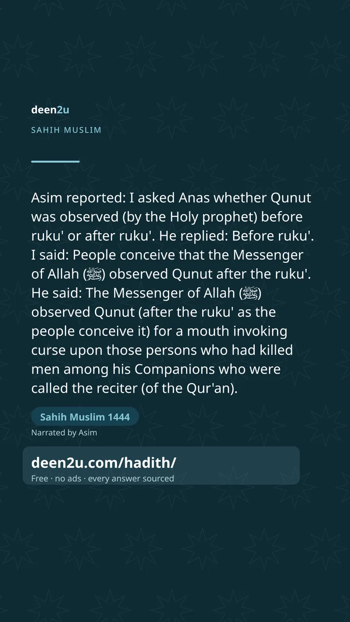 Sahih Muslim 1444