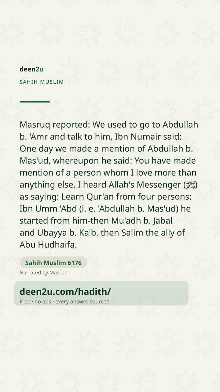 Sahih Muslim 6176