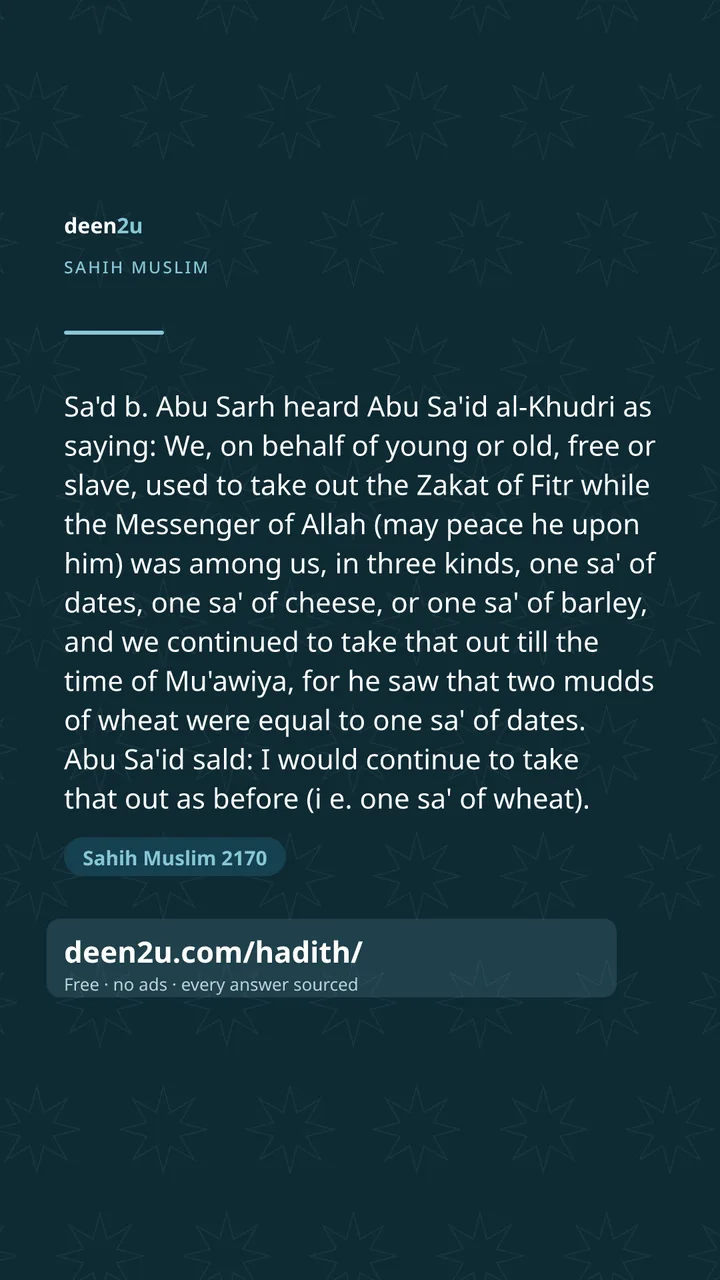 Sahih Muslim 2170