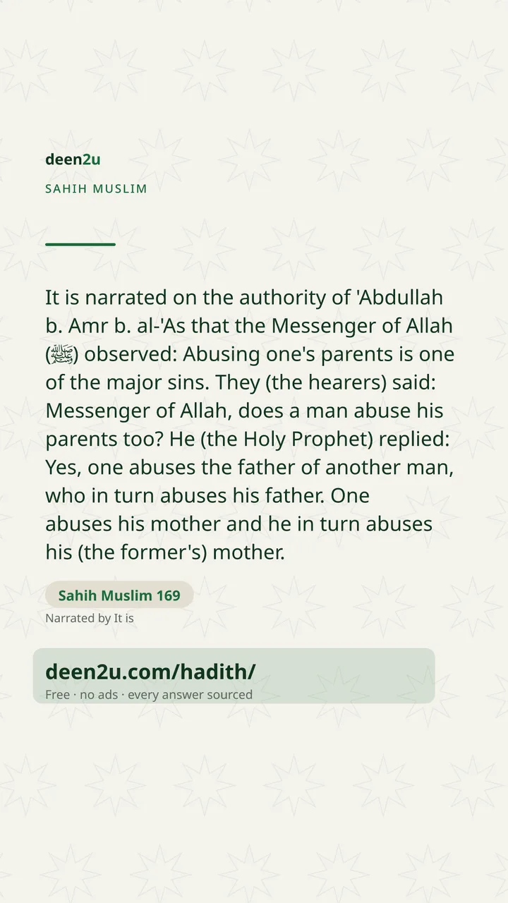 Sahih Muslim 169