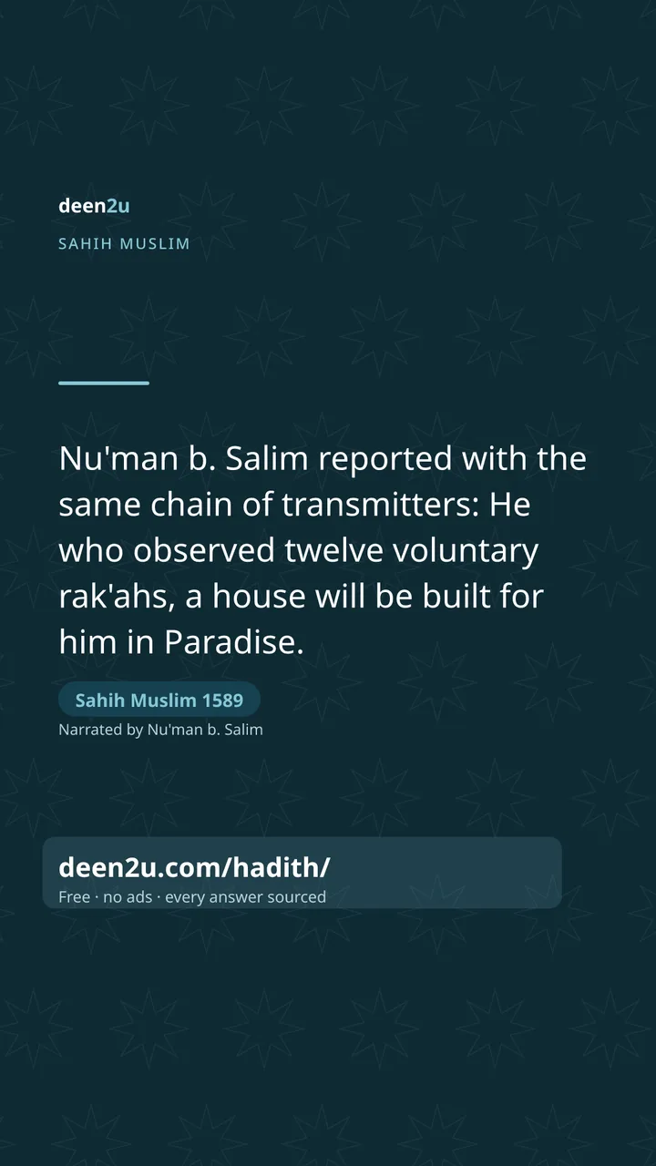 Sahih Muslim 1589