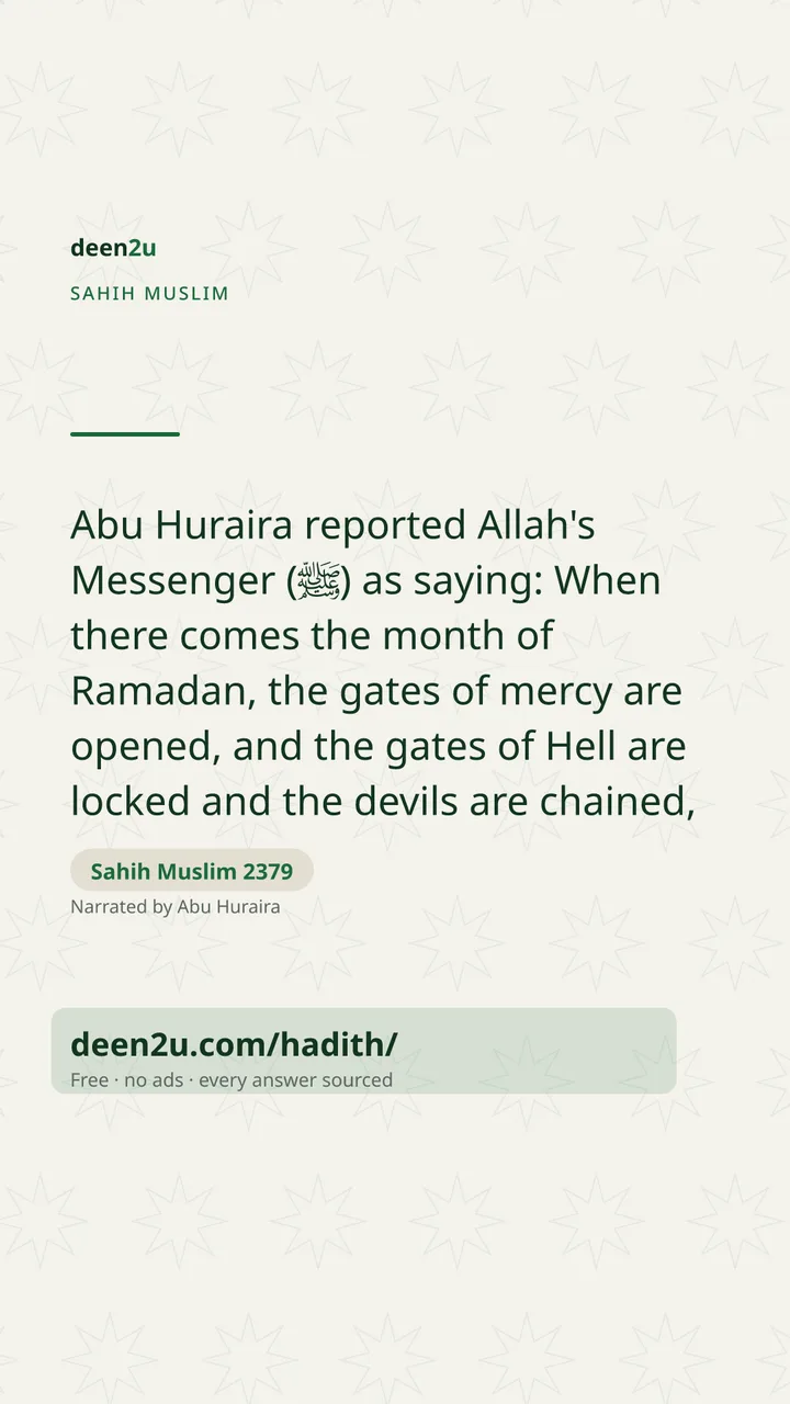 Sahih Muslim 2379