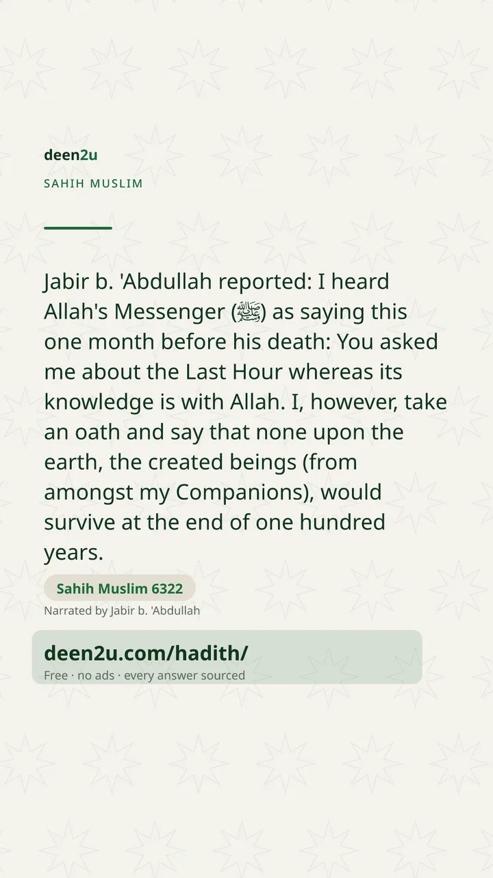 Sahih Muslim 6322