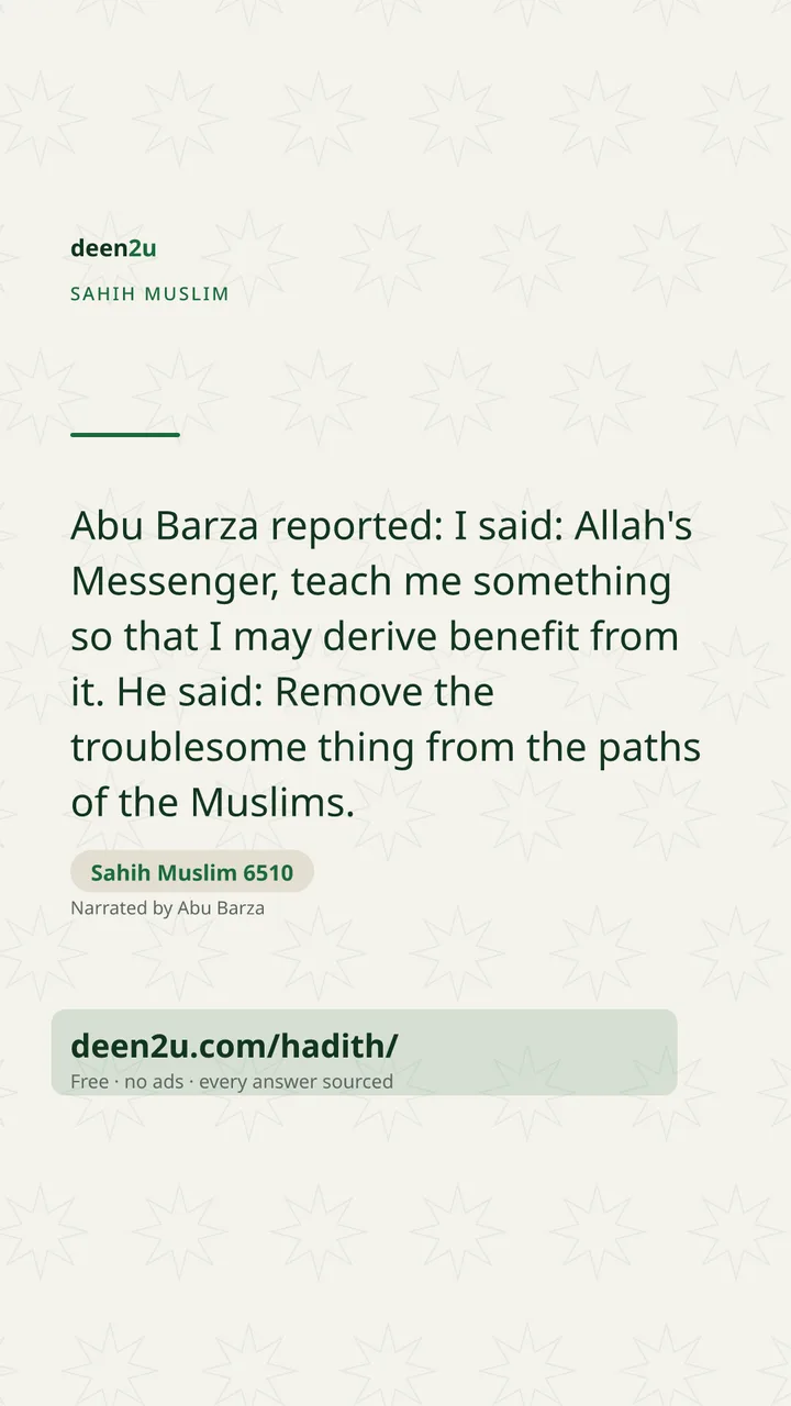 Sahih Muslim 6510