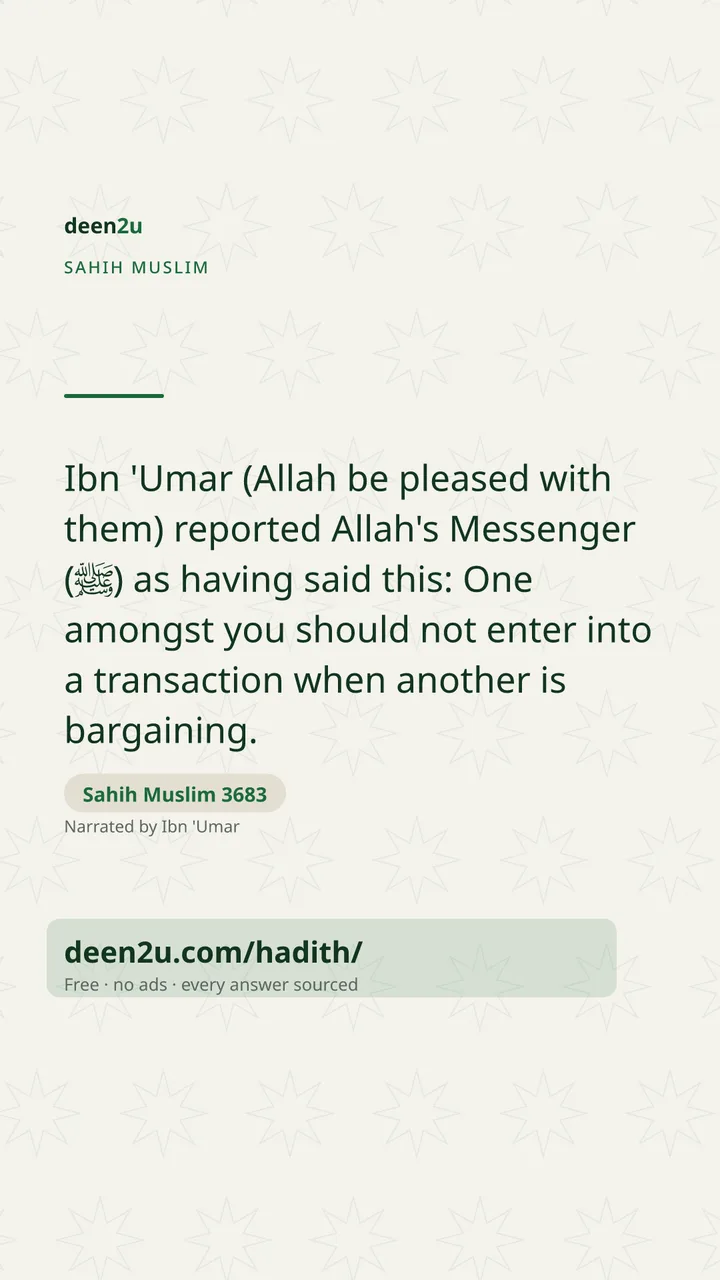 Sahih Muslim 3683