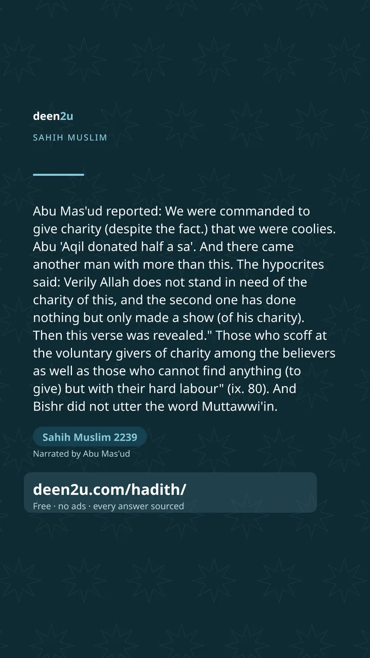 Sahih Muslim 2239
