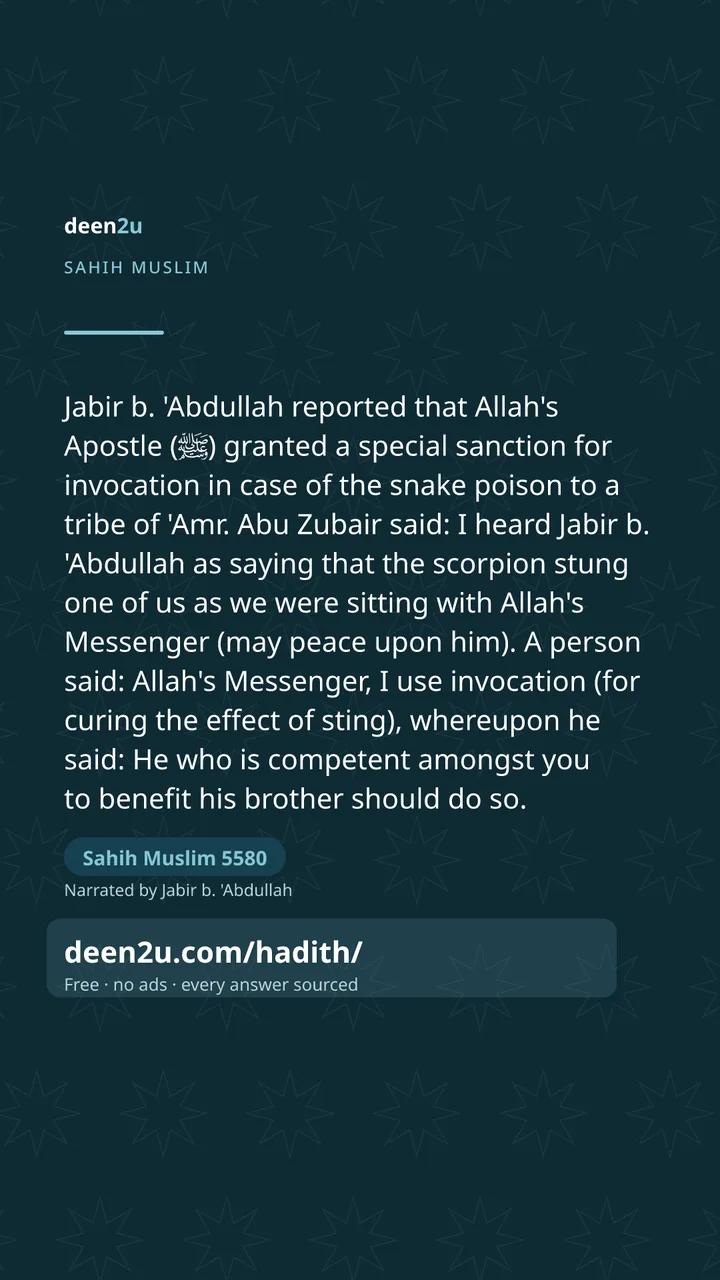 Sahih Muslim 5580