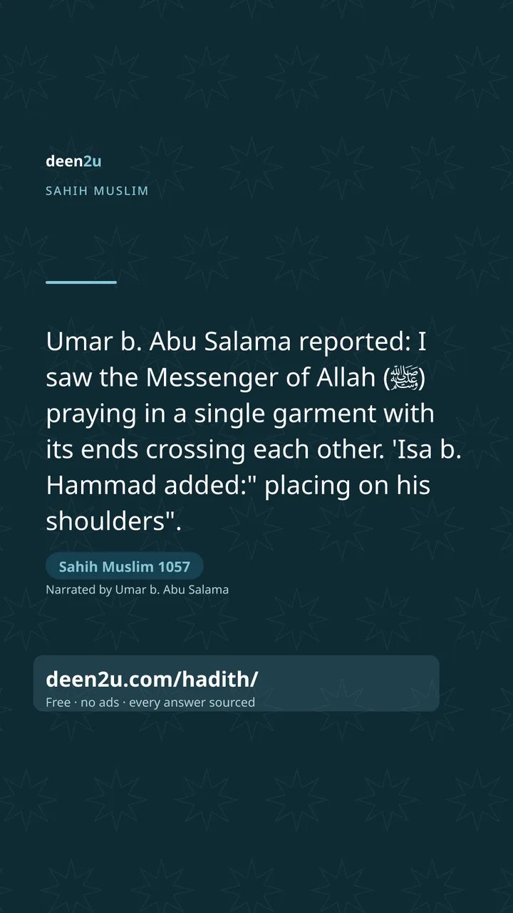 Sahih Muslim 1057