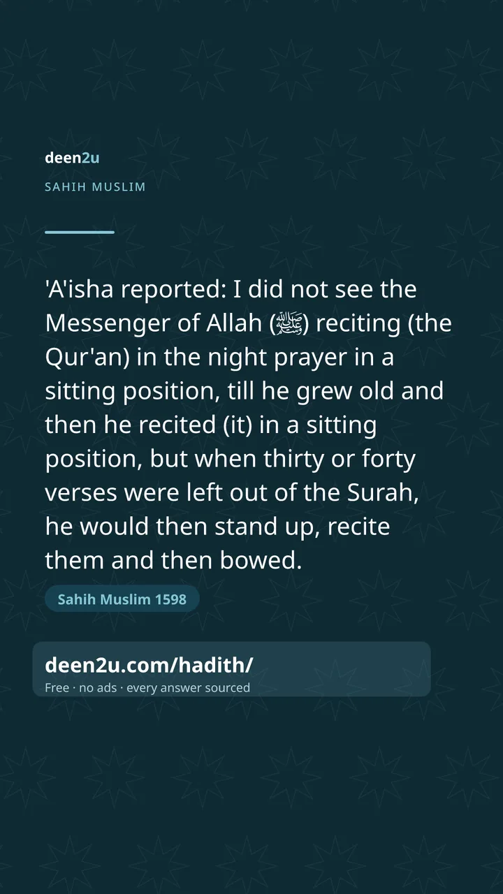 Sahih Muslim 1598