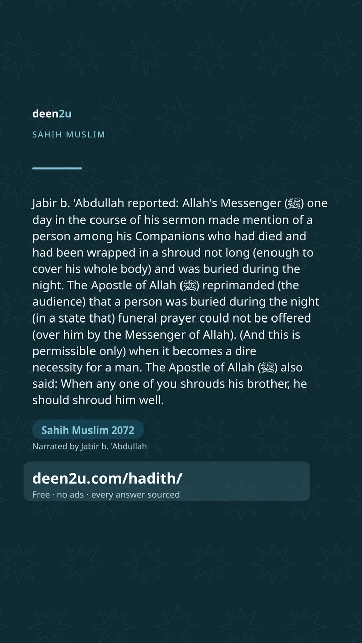 Sahih Muslim 2072
