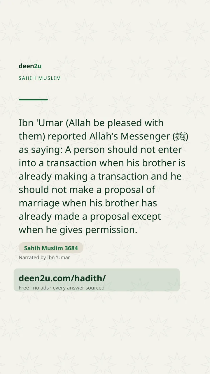 Sahih Muslim 3684