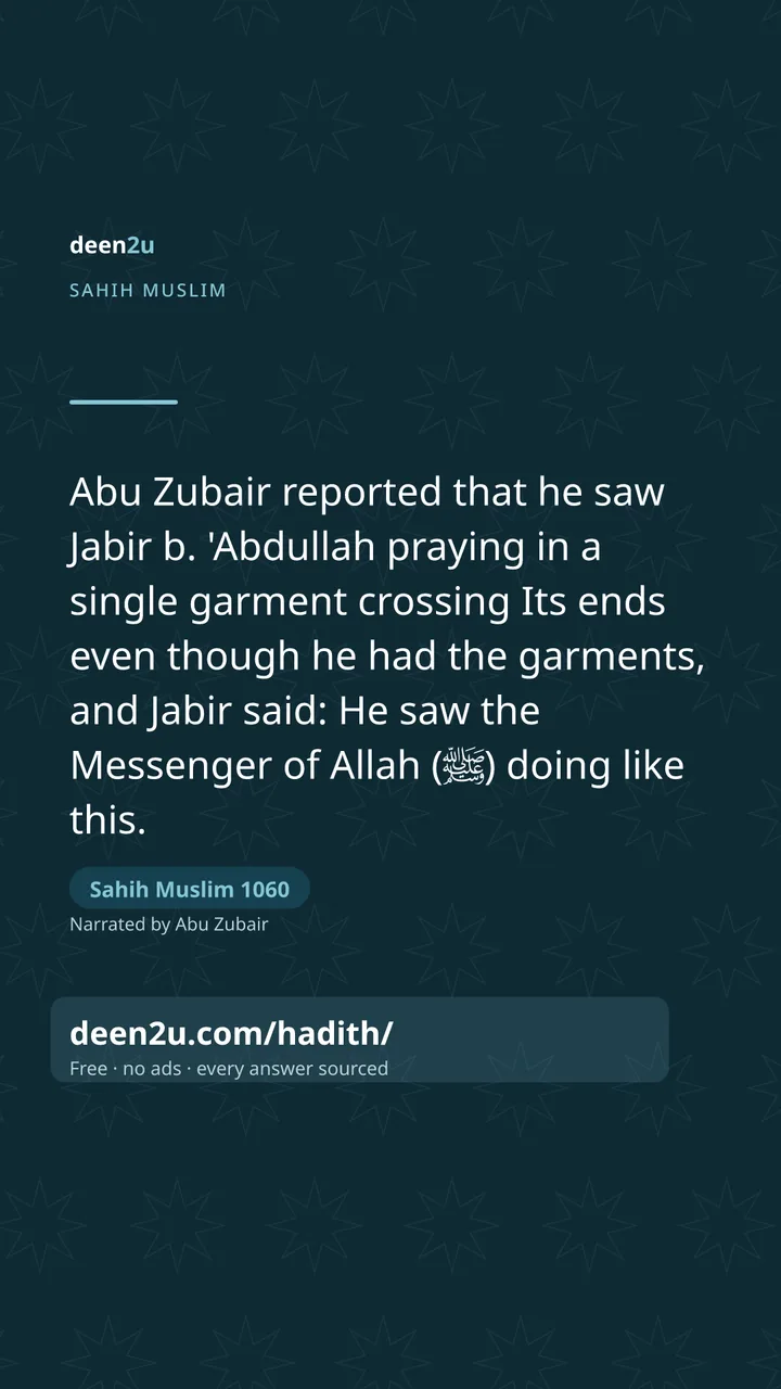 Sahih Muslim 1060