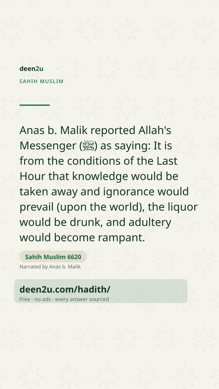Sahih Muslim 6620