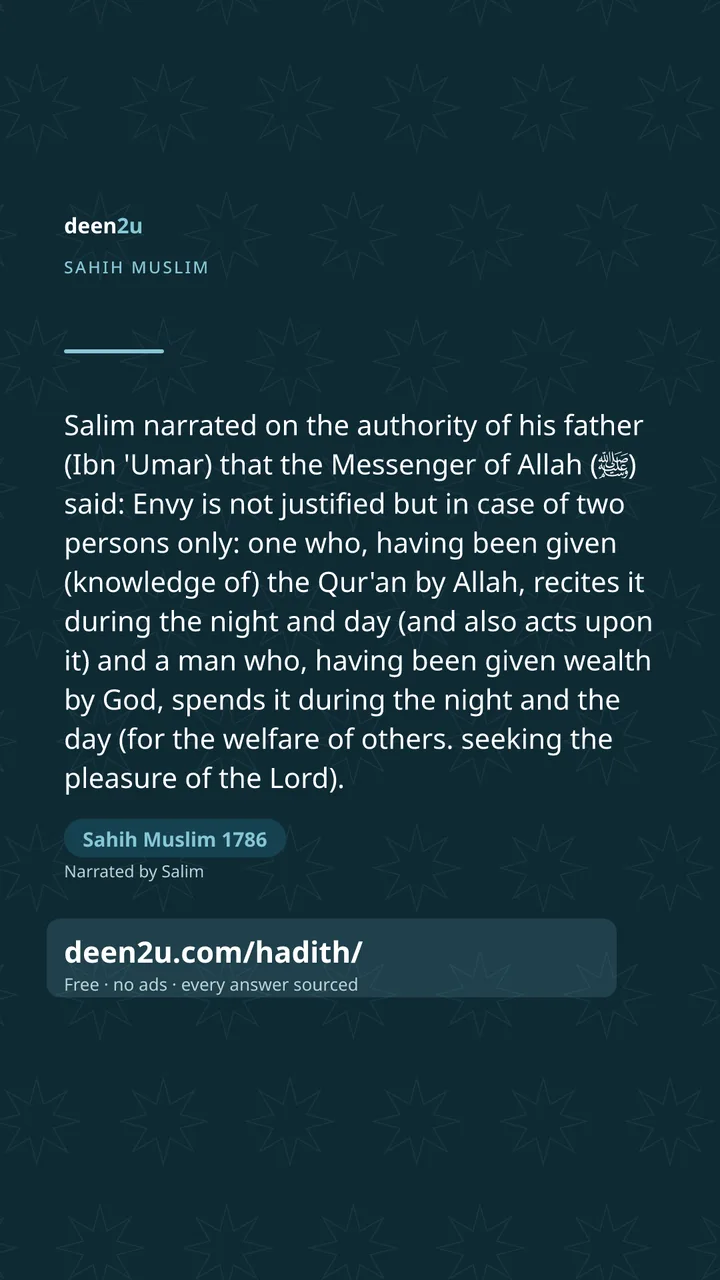 Sahih Muslim 1786