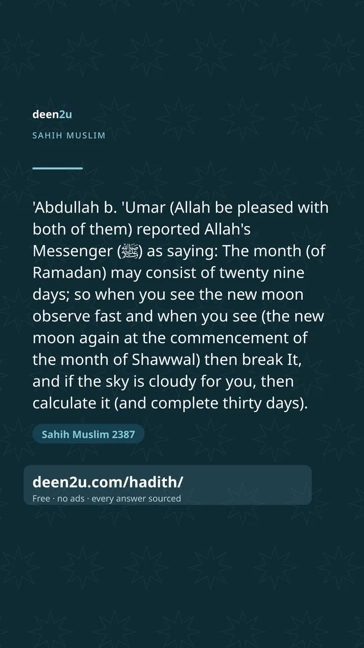 Sahih Muslim 2387