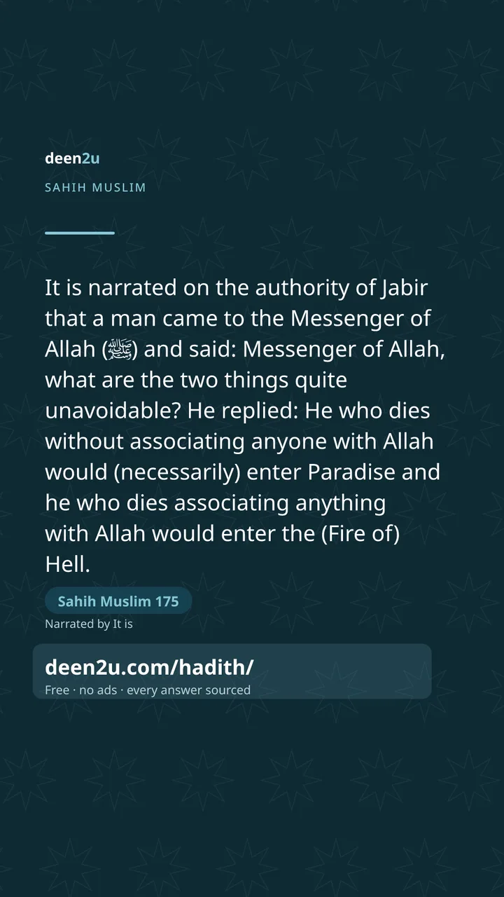 Sahih Muslim 175