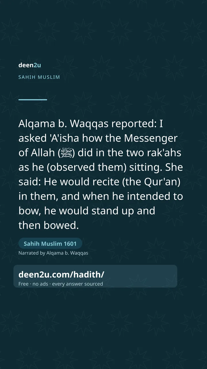 Sahih Muslim 1601