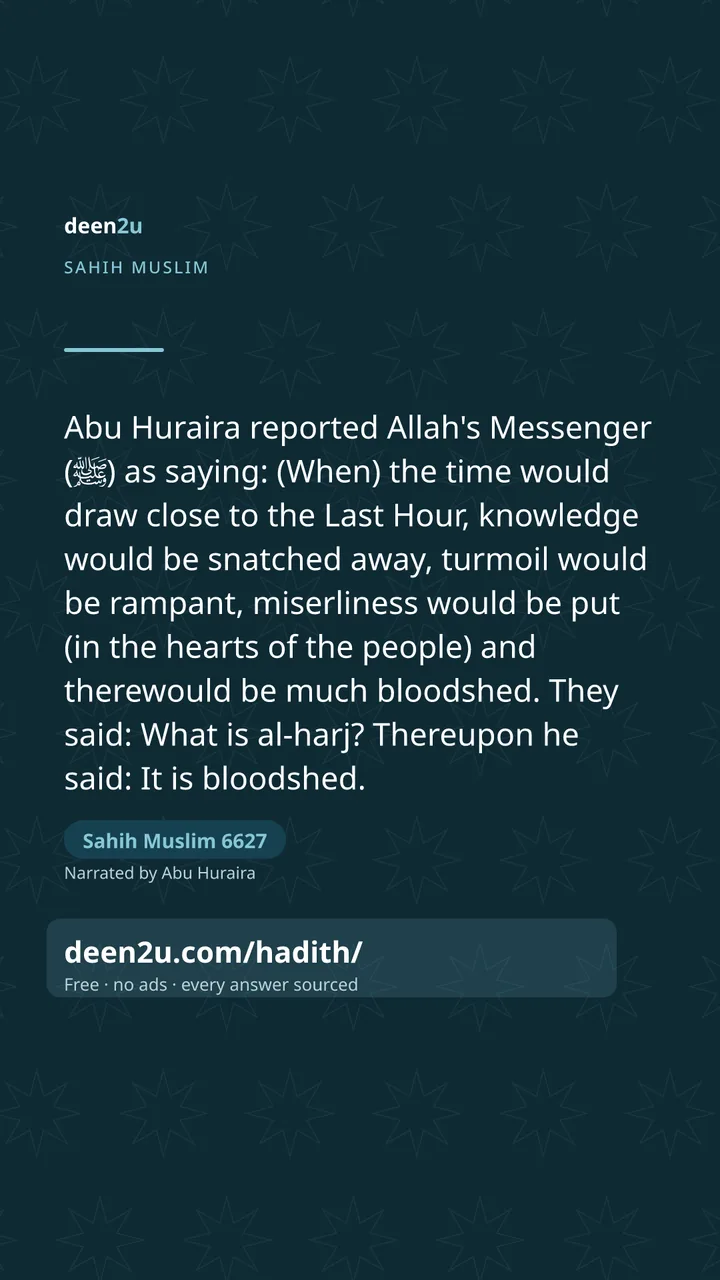 Sahih Muslim 6627