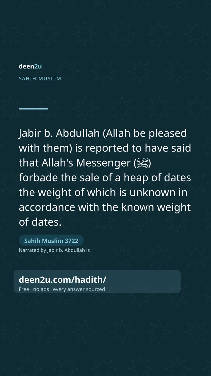 Sahih Muslim 3722