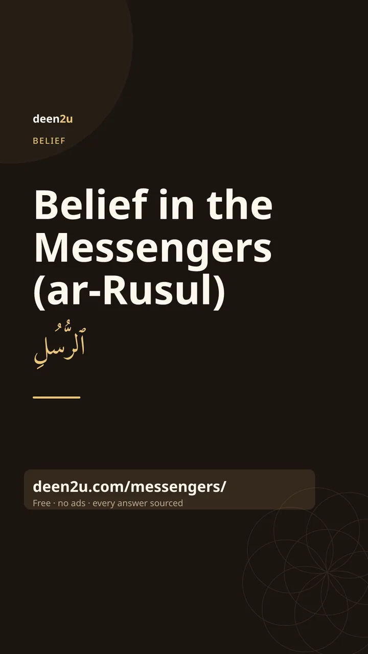 Poster: Belief in the Messengers (ar-Rusul)