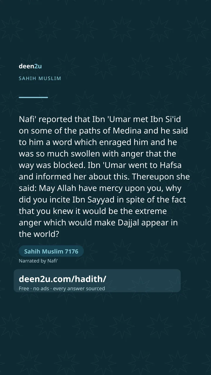 Sahih Muslim 7176