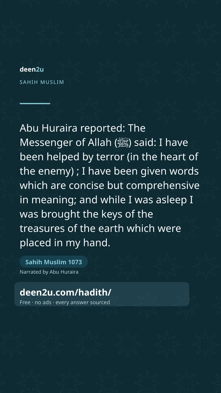 Sahih Muslim 1073