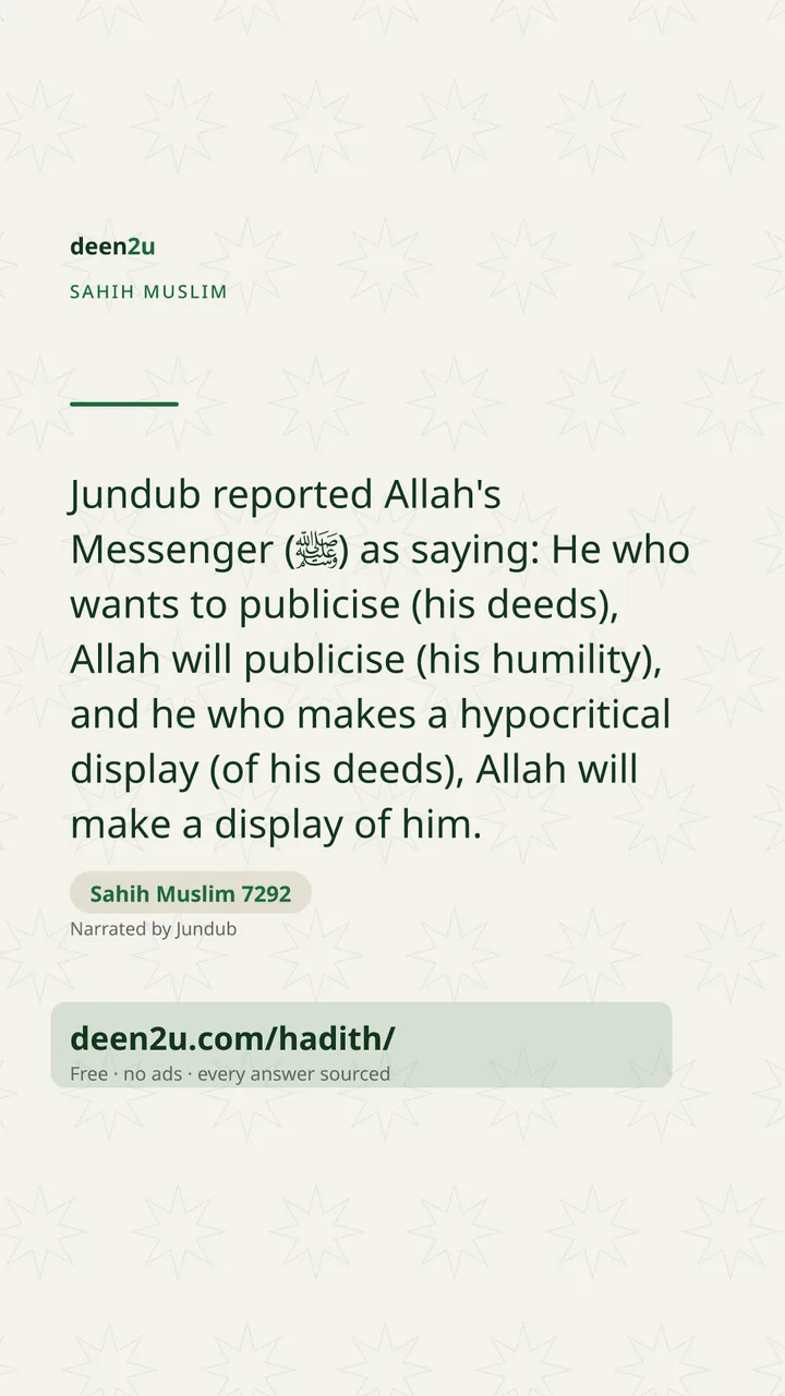 Sahih Muslim 7292