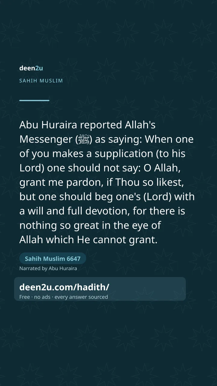 Sahih Muslim 6647