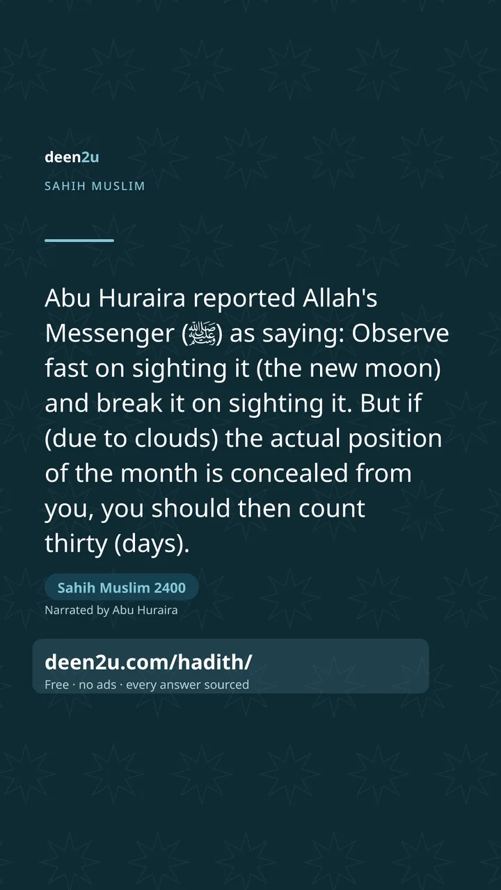 Sahih Muslim 2400