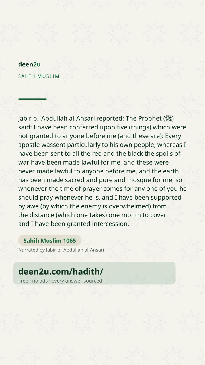 Sahih Muslim 1065