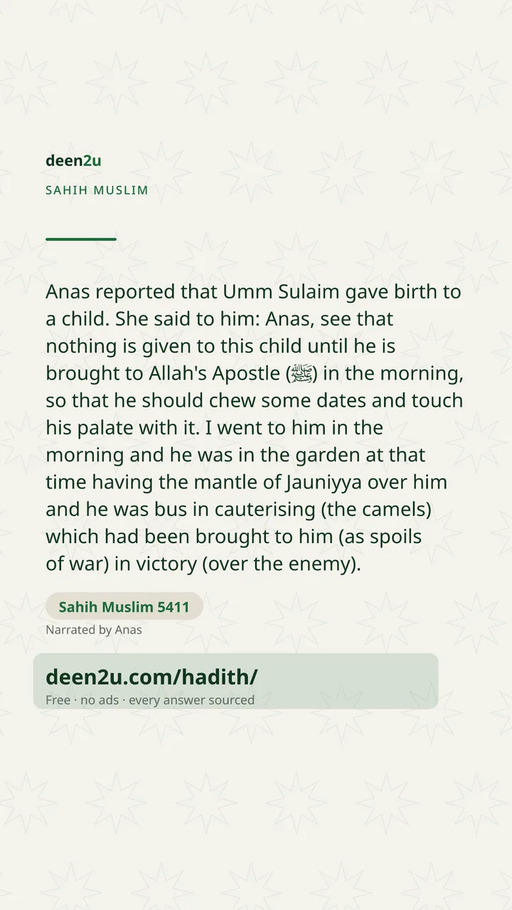 Sahih Muslim 5411