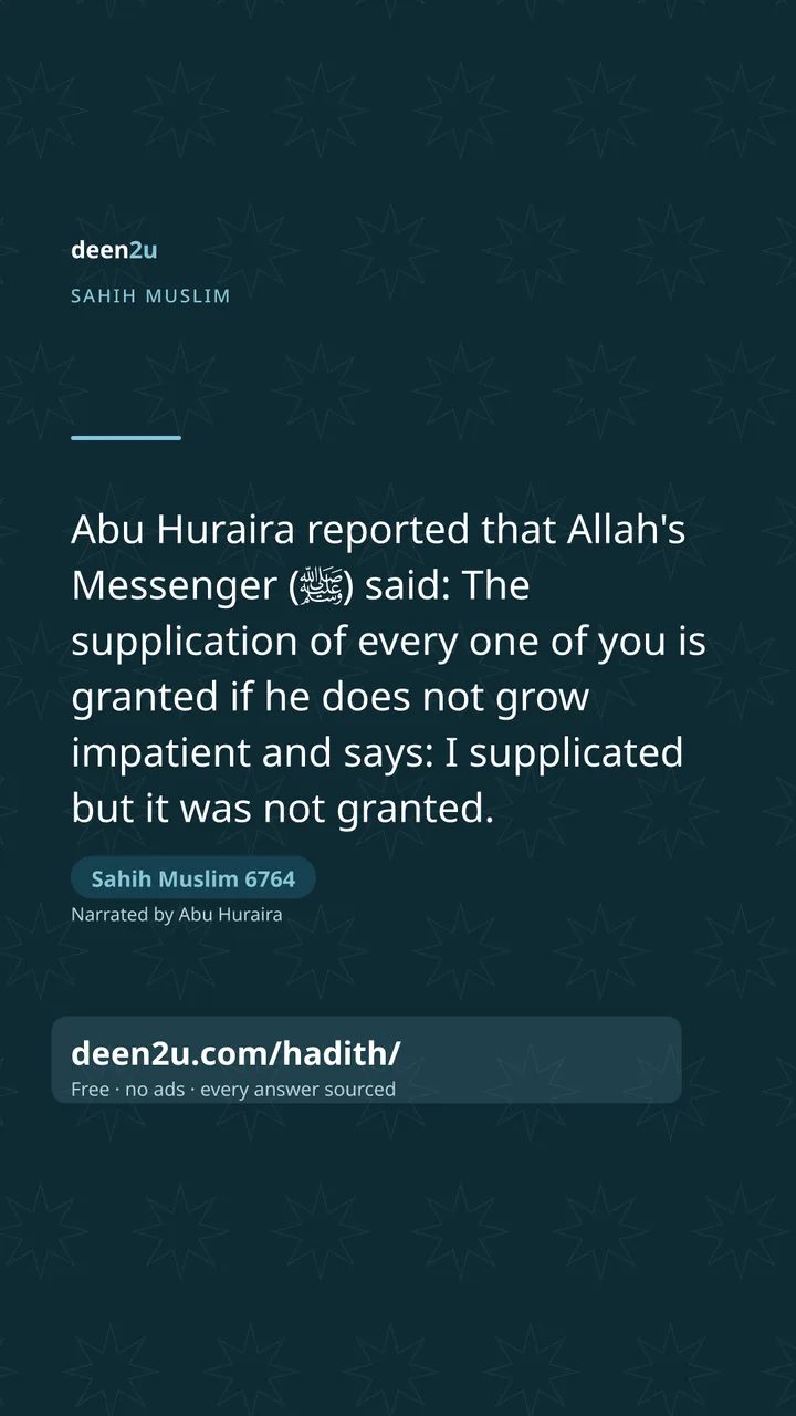 Sahih Muslim 6764