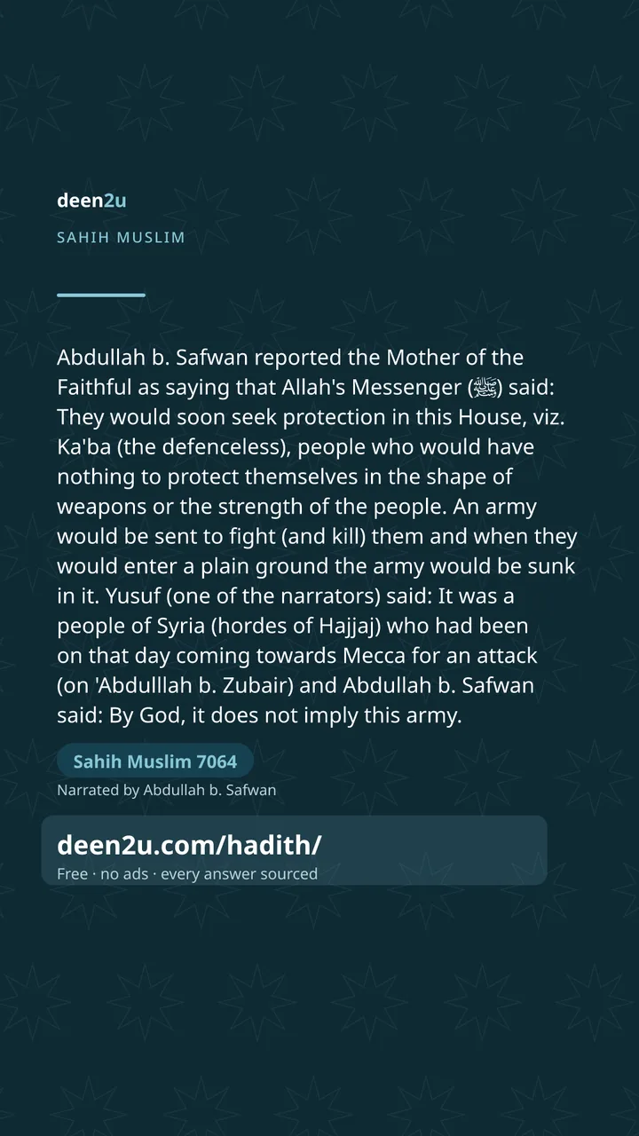 Sahih Muslim 7064