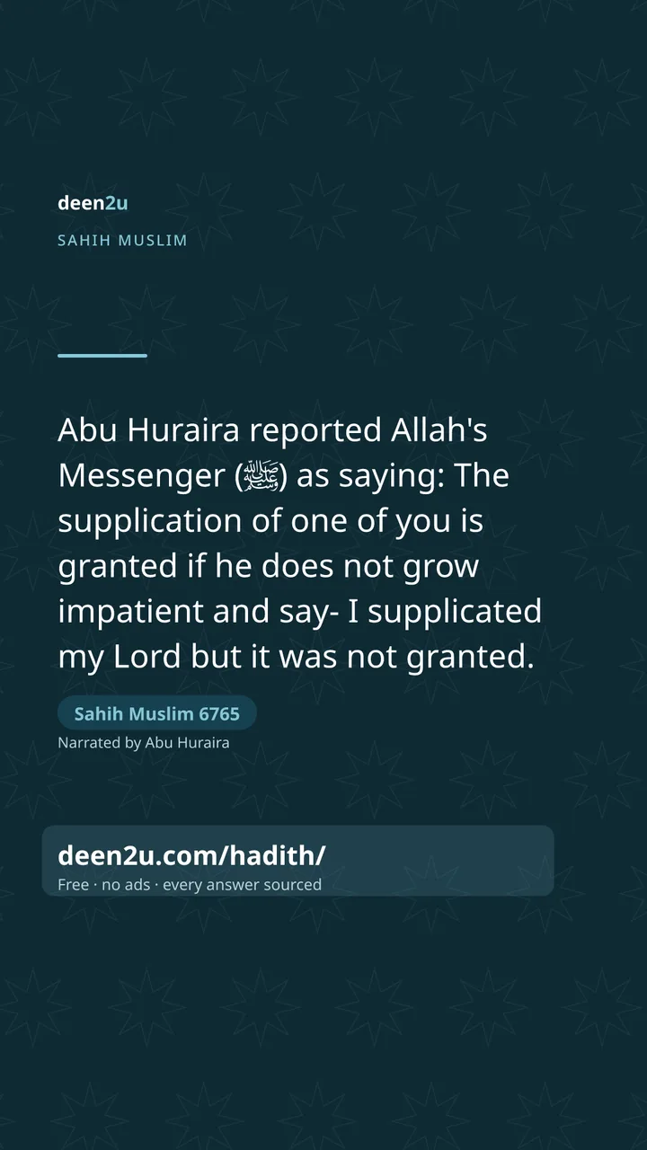 Sahih Muslim 6765