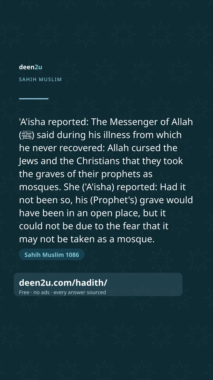 Sahih Muslim 1086