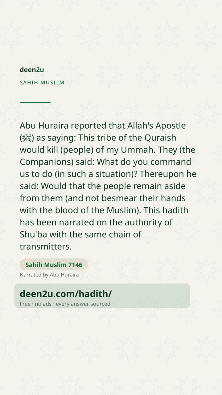 Sahih Muslim 7146