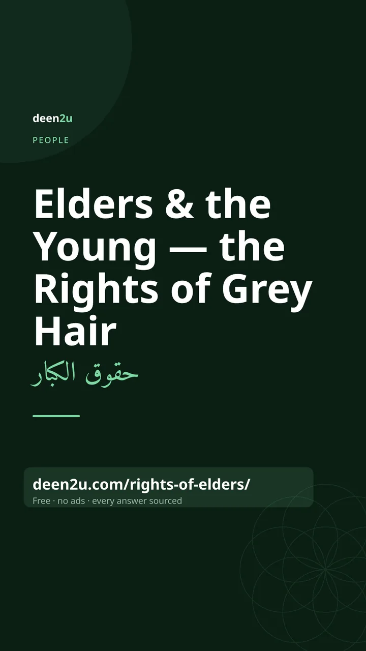 Poster: Elders & the Young — the Rights of Grey Hair