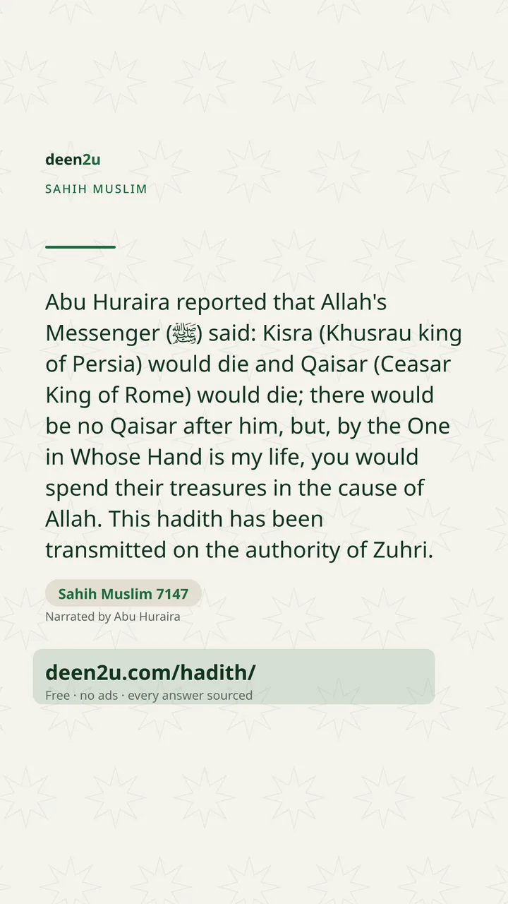 Sahih Muslim 7147
