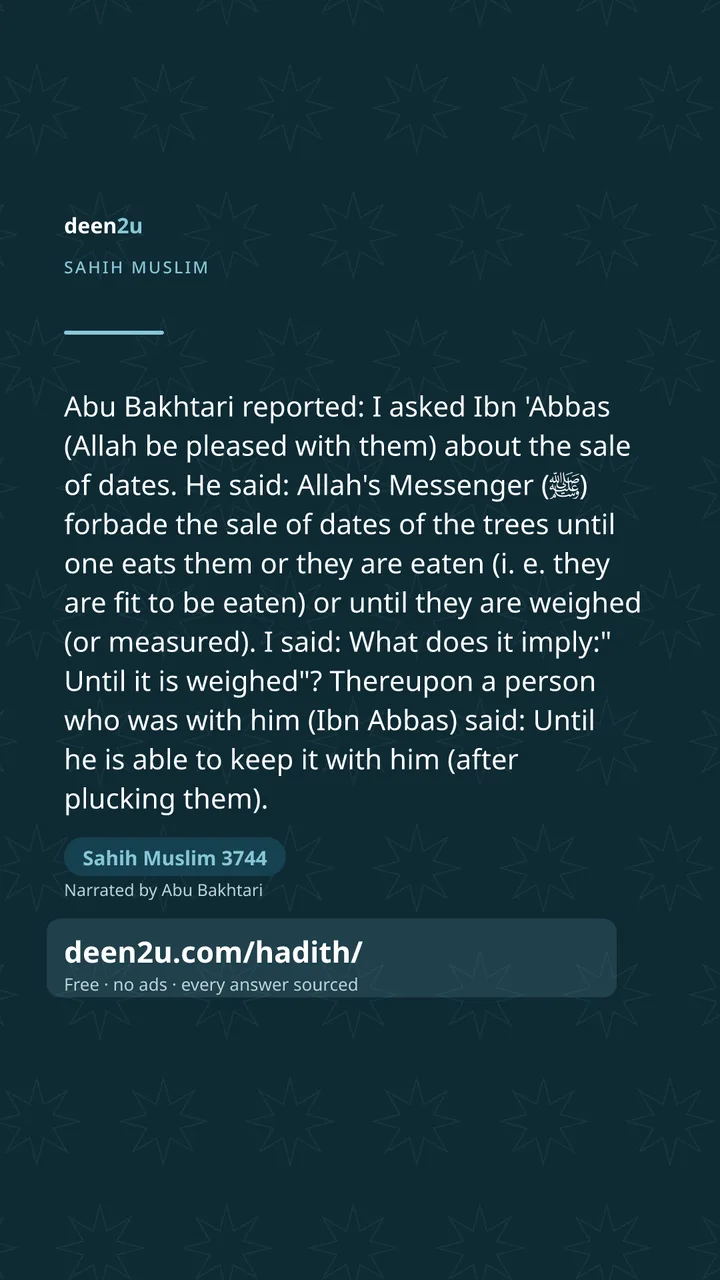 Sahih Muslim 3744