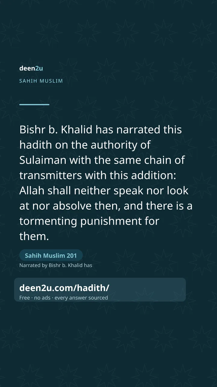Sahih Muslim 201