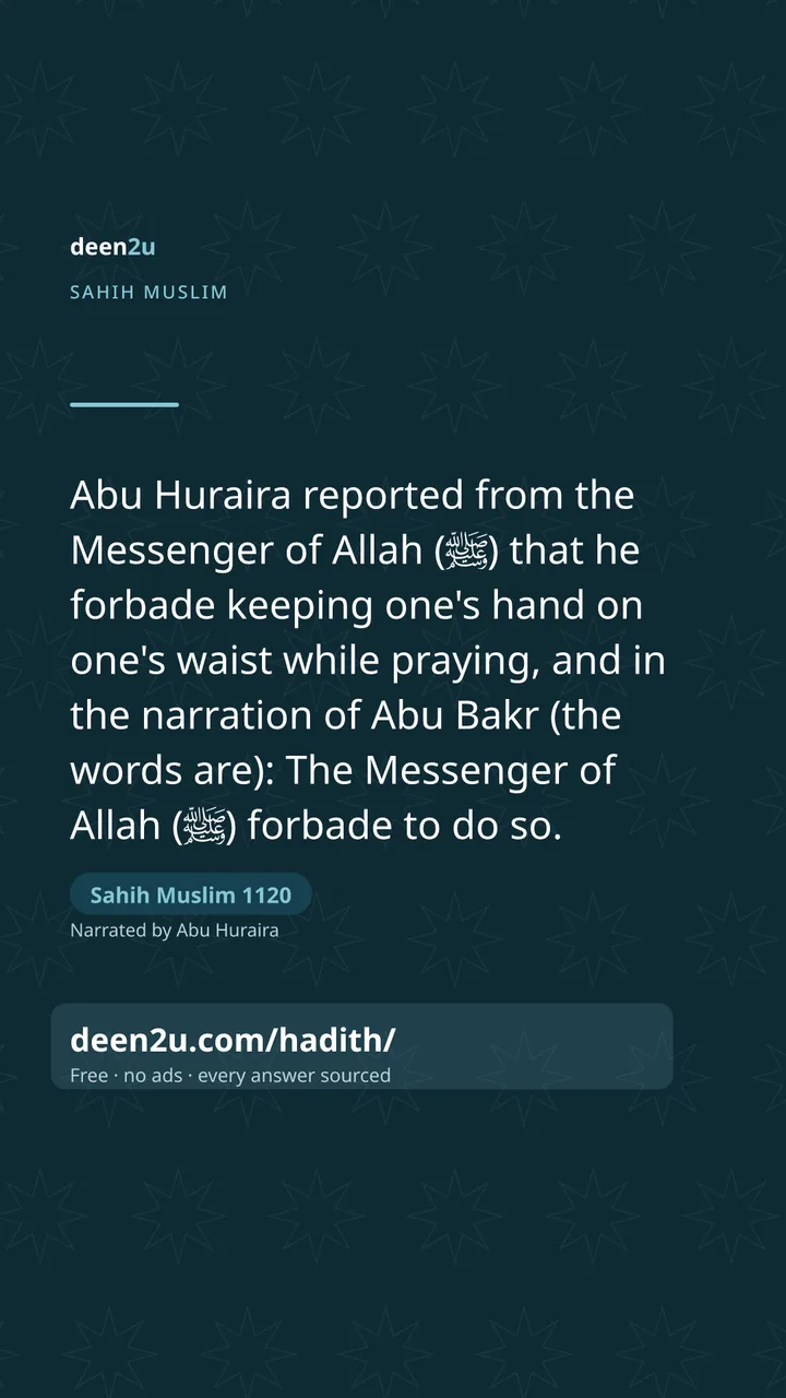 Sahih Muslim 1120