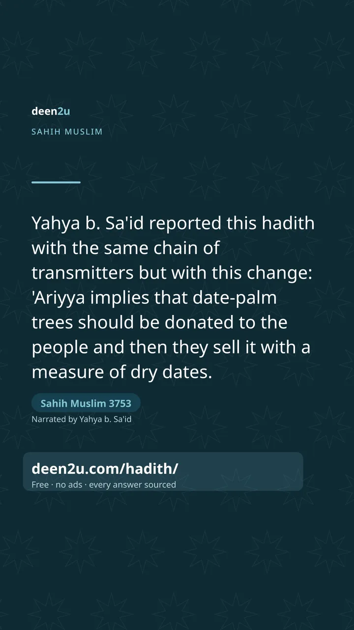 Sahih Muslim 3753